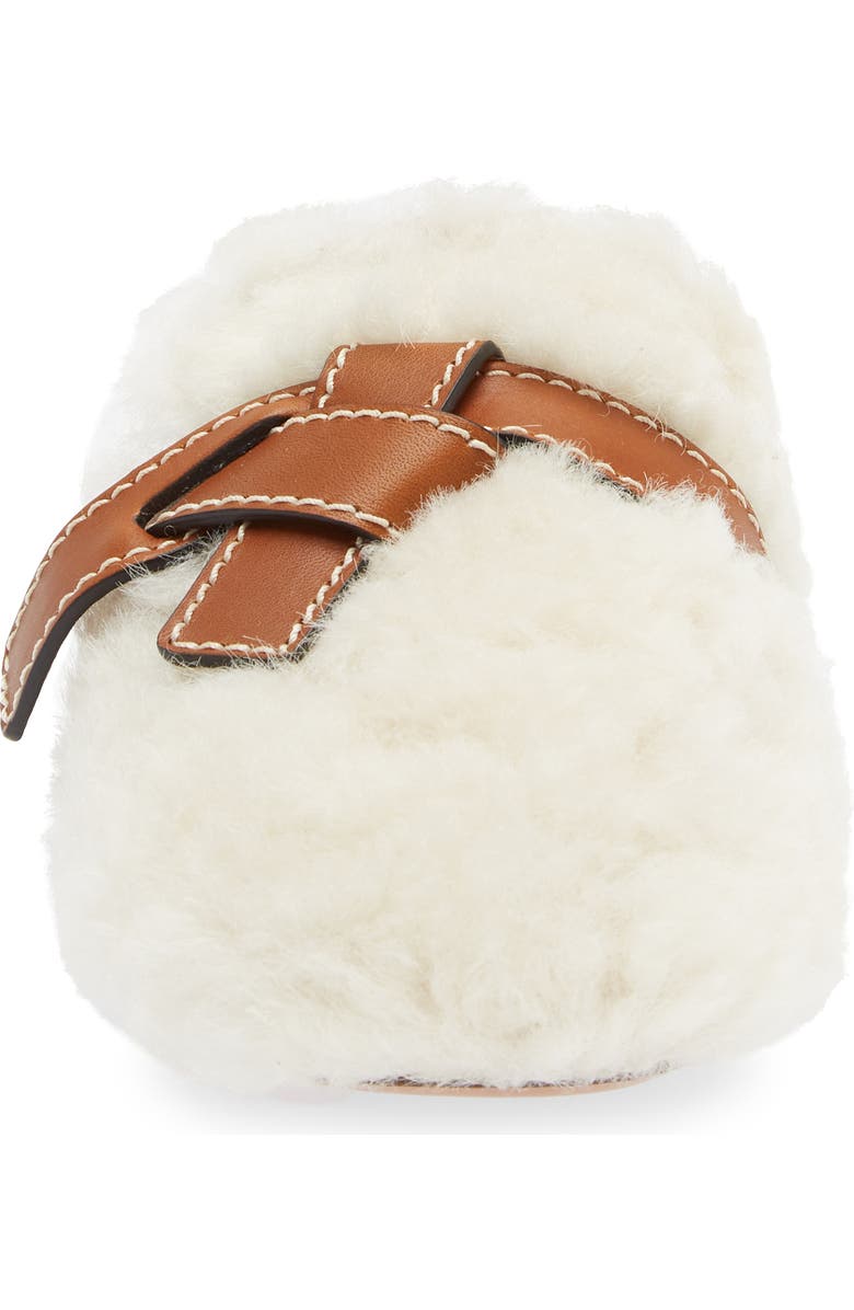 Loewe Gate Genuine Shearling Mule, Alternate, color,