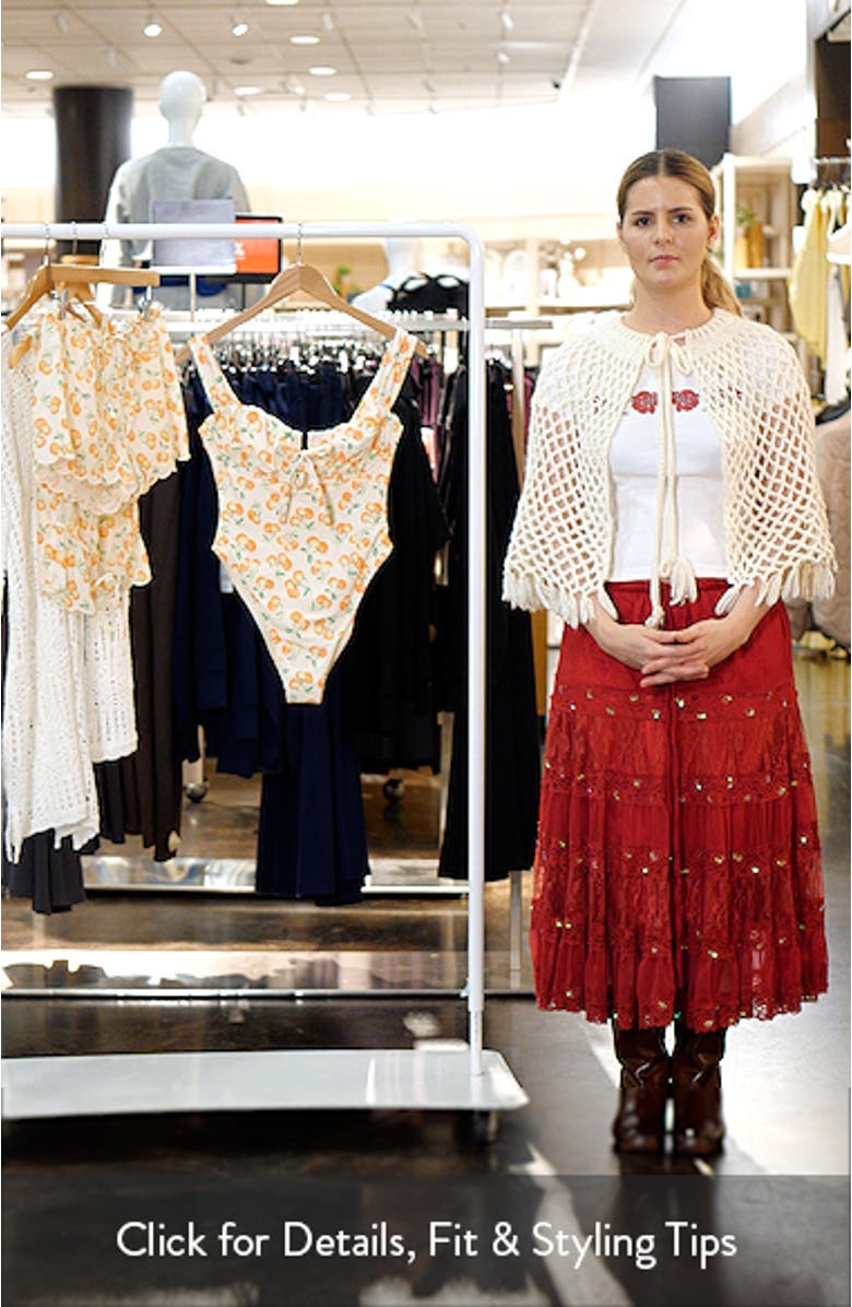 Cherry Sherbet Petal Underwire One-Piece Swimsuit, sales video thumbnail