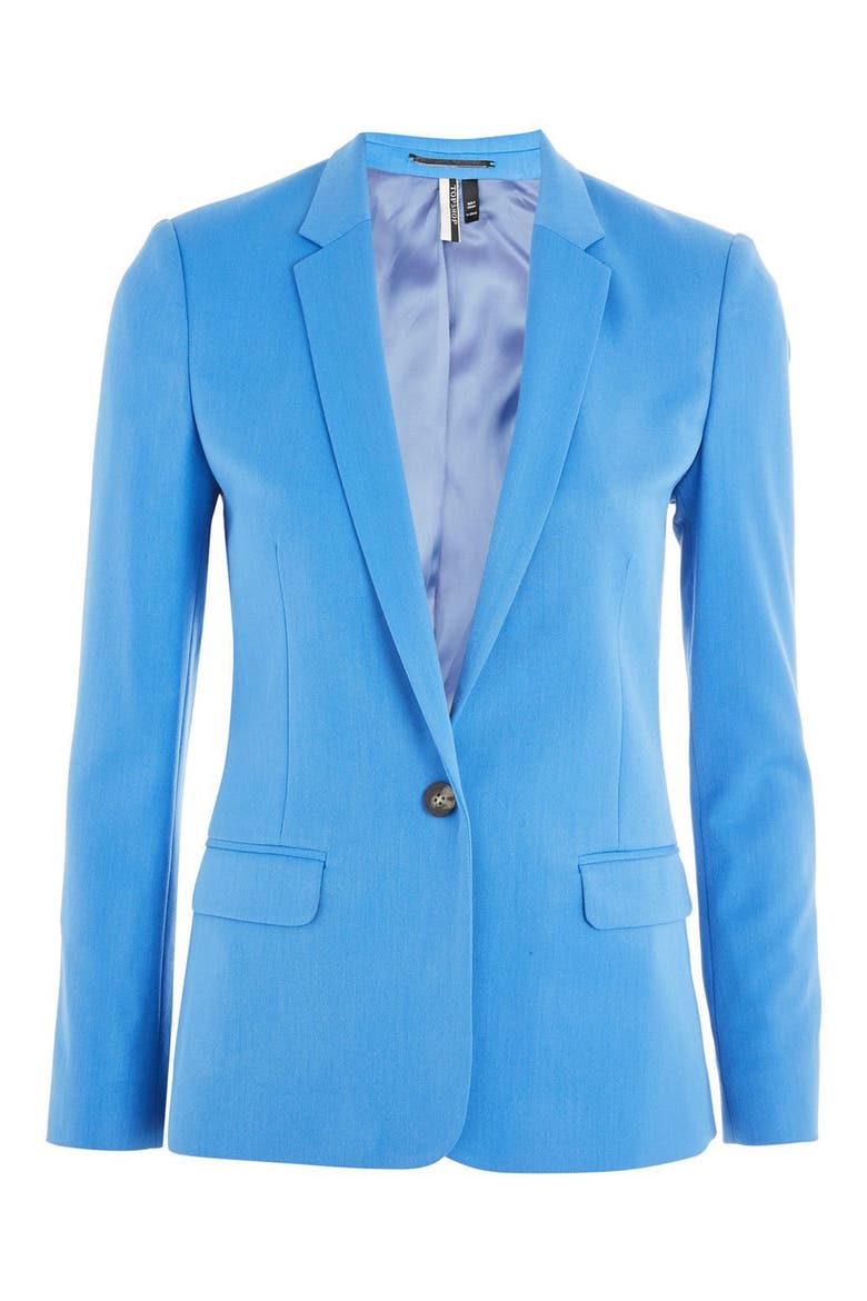 Tailored Suit Jacket, Alternate, color, BLUE