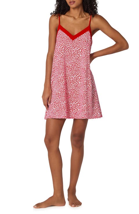 Print Stretch Organic Cotton Jersey Chemise