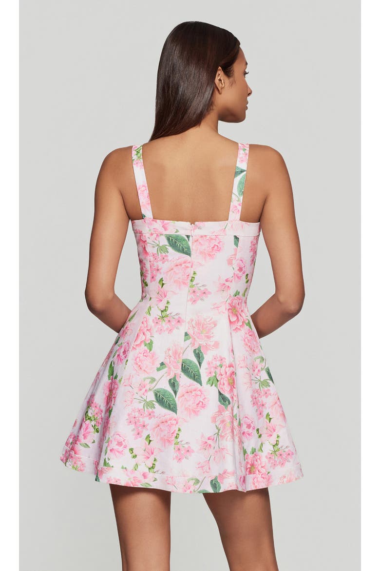 Whitney Floral Linen Dress, Alternate, color, Pink Petal Dream