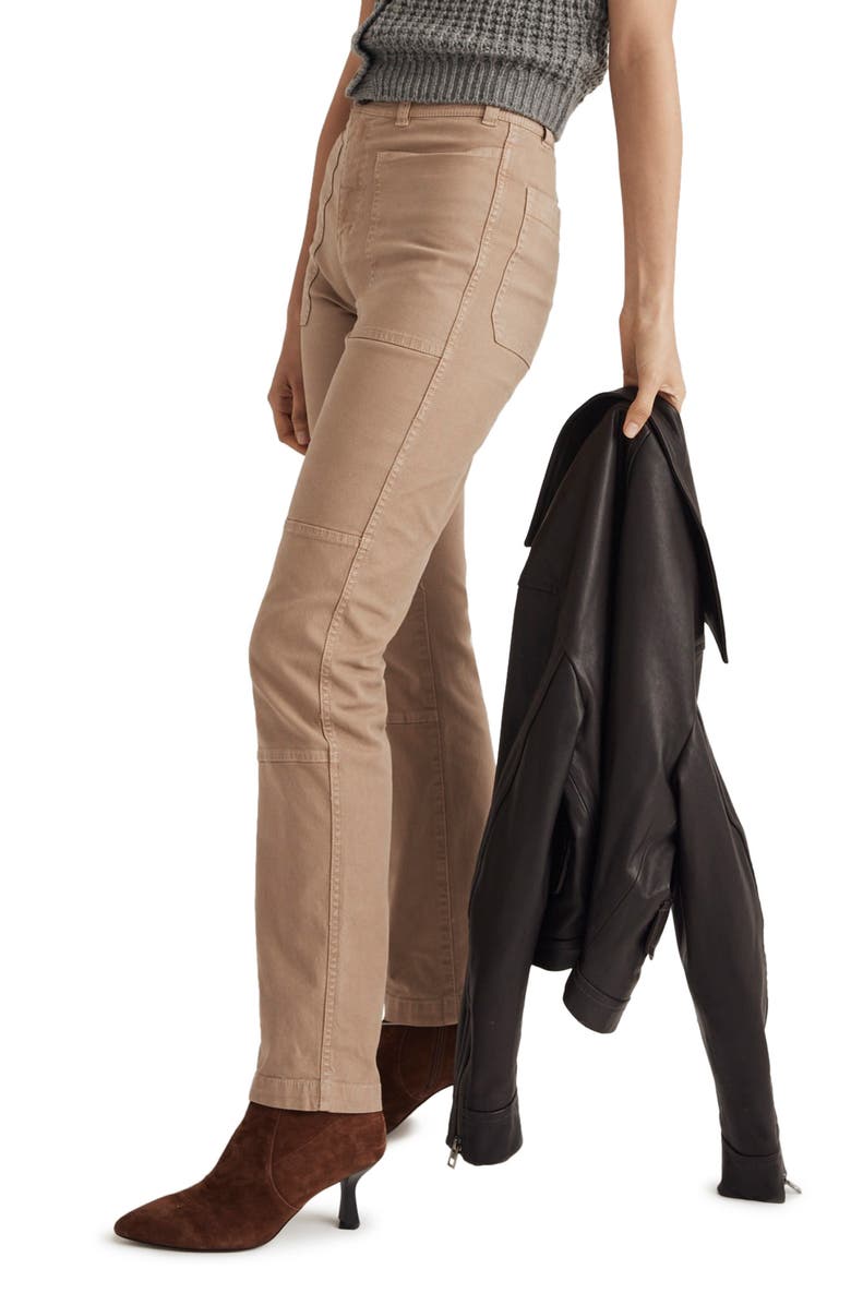 Madewell The '90s Straight Canvas Cargo Jeans, Alternate, color,