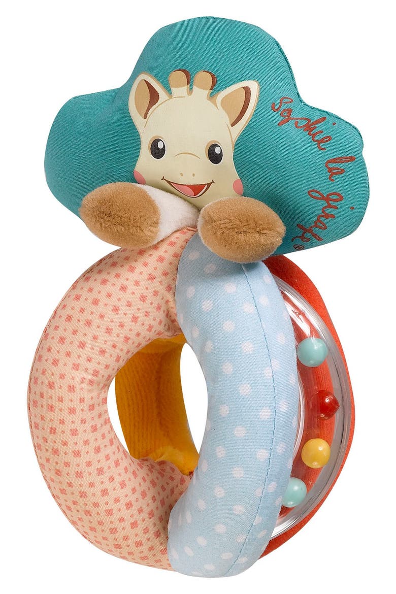 'Sophiesticated' Rattle & Teething Toy, Alternate, color, CREAM