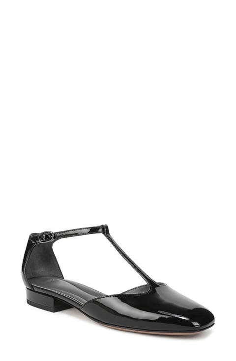 Delmira T-Strap Flat (Women)