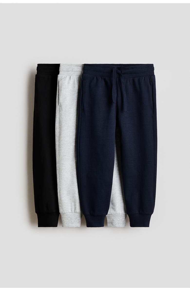 H&M 3-pack Joggers, Main, color, 