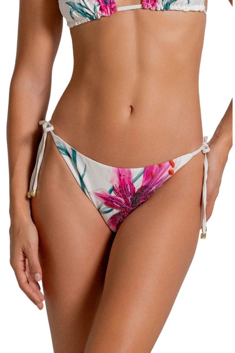 American Fit Side Tie Bikini Bottoms, Main, color, MULTI