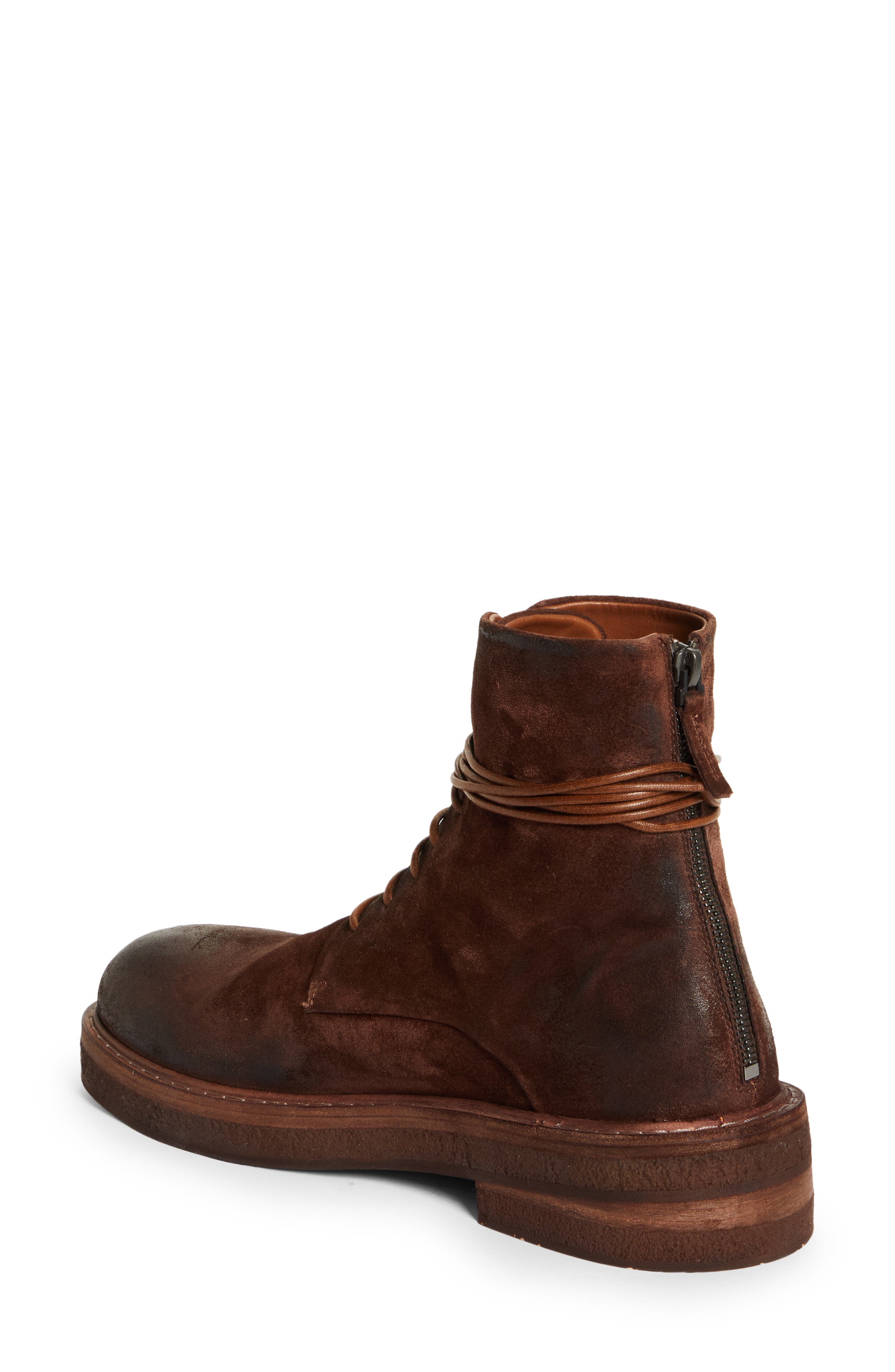 MARSELL Parrucca Polacco Boot, Alternate, color, PELLE ROVESCIO BARK