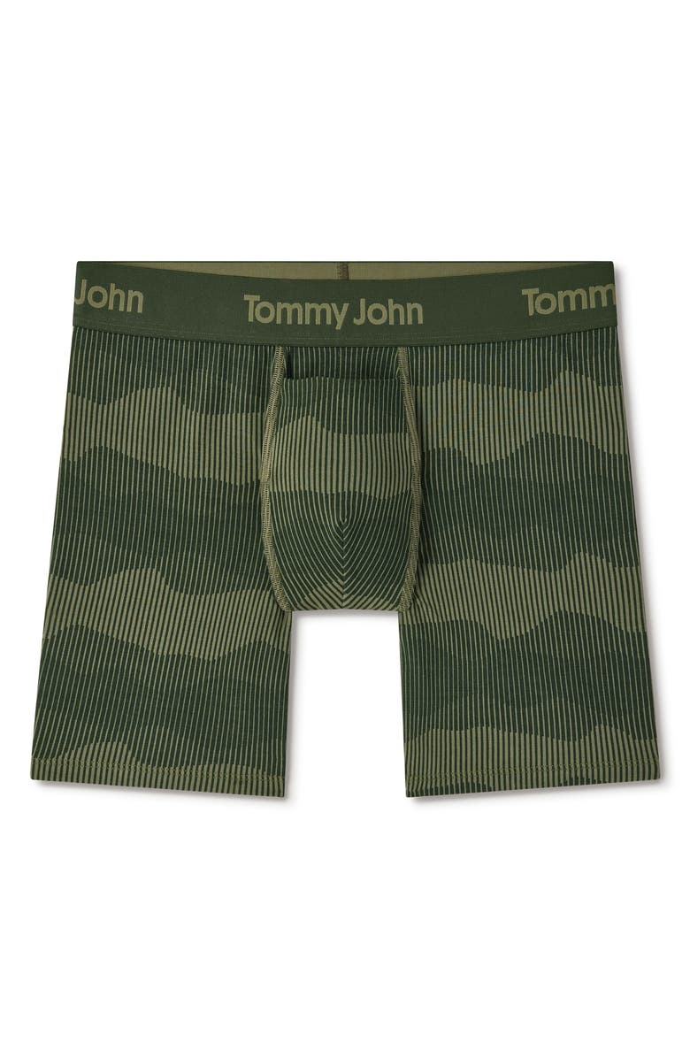 Tommy John Second Skin 6-Inch Boxer Briefs, Alternate, color, Duffel Bag Stripe Mountains