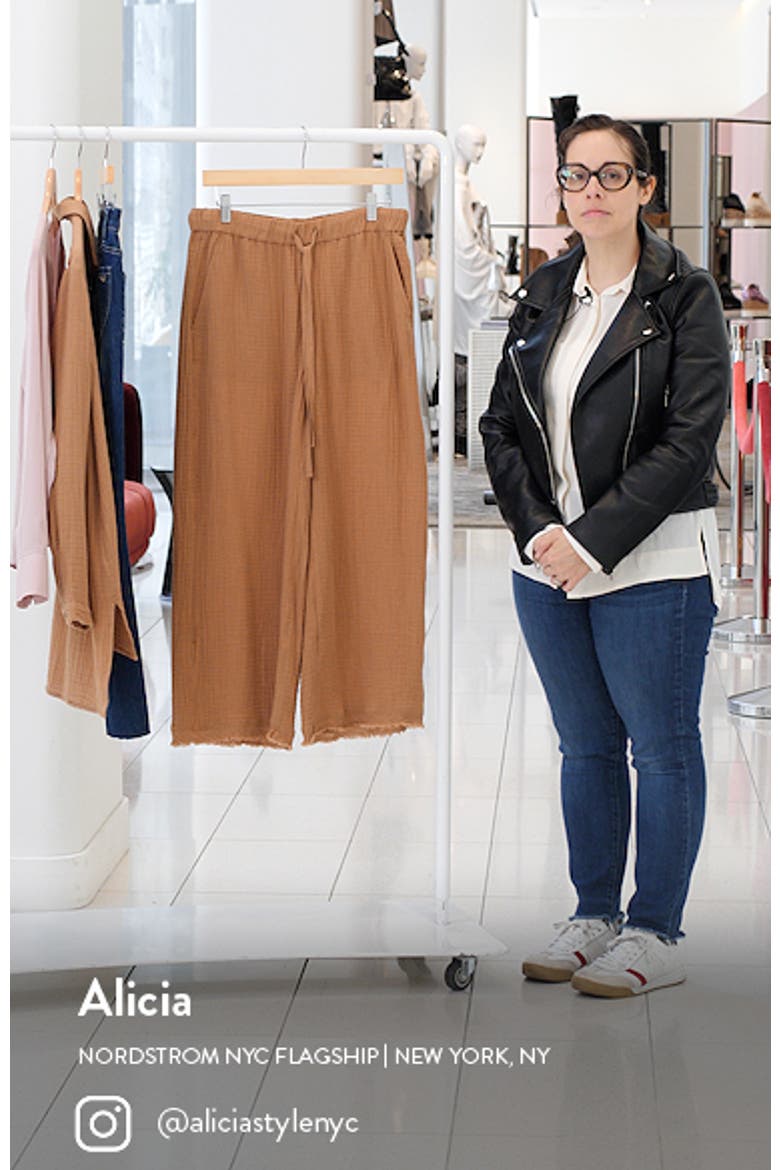 Wide Leg Organic Cotton Pants video