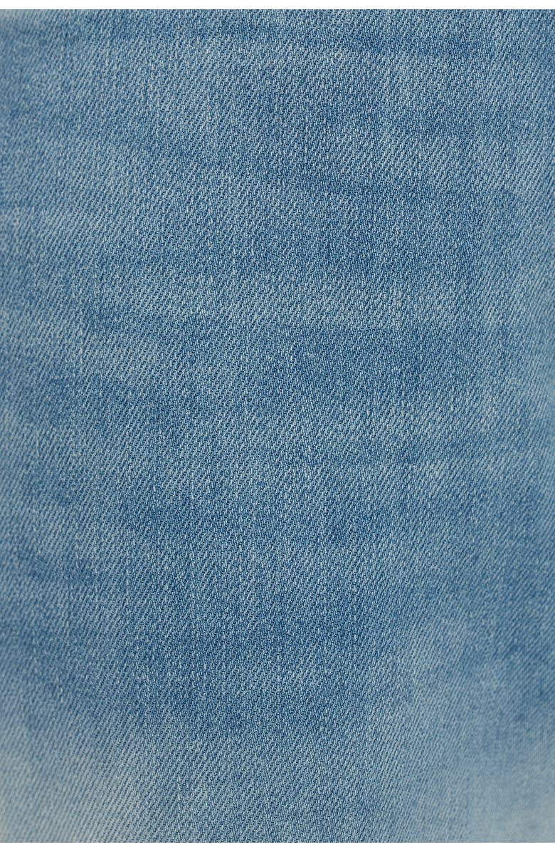 Bayeas Eyelet High Waist Crop Wide Leg Jeans, Alternate, color, Light Blue