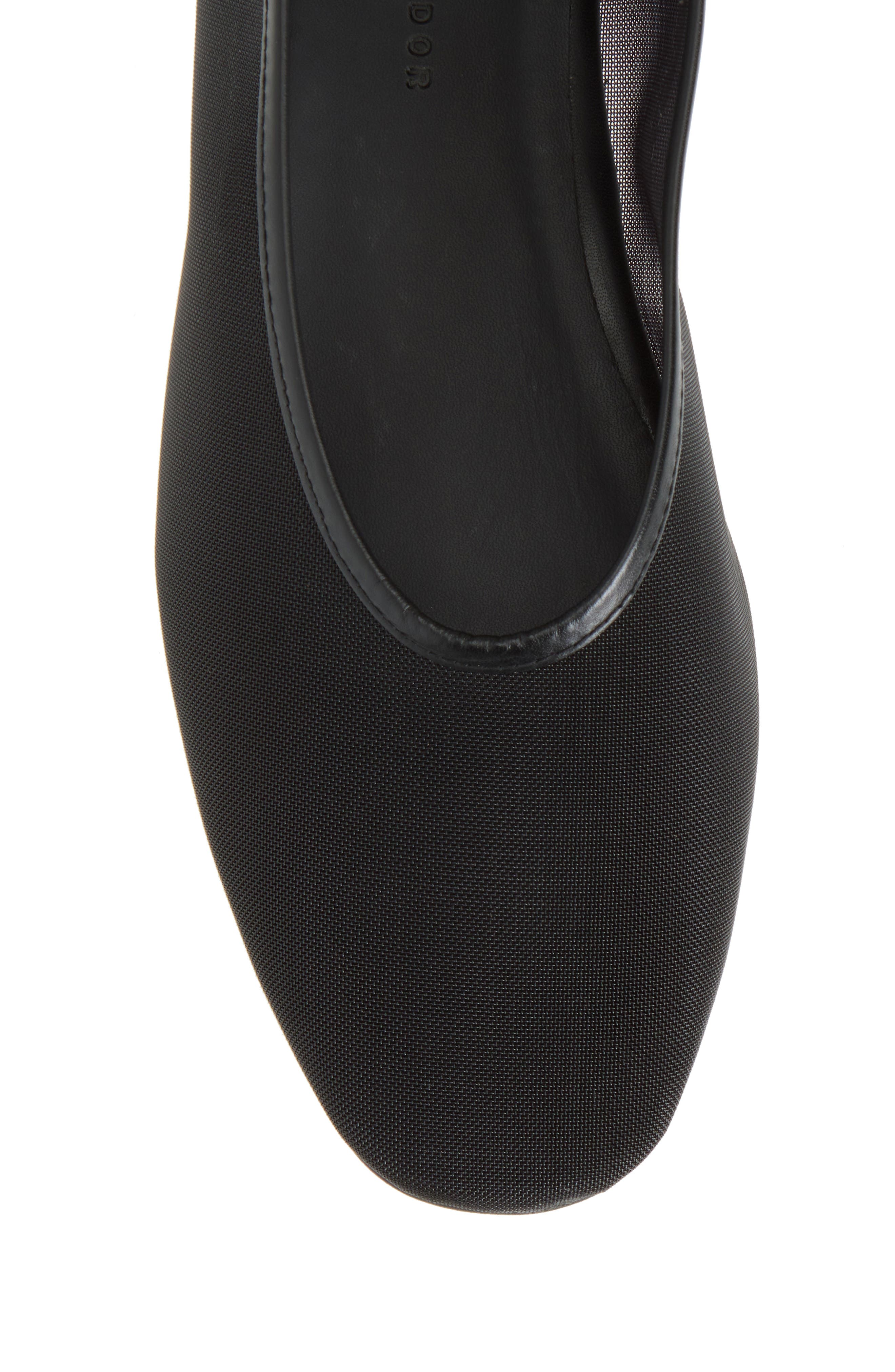 Freda Salvador Mesh Ballet Flat, Alternate, color, Black Mesh