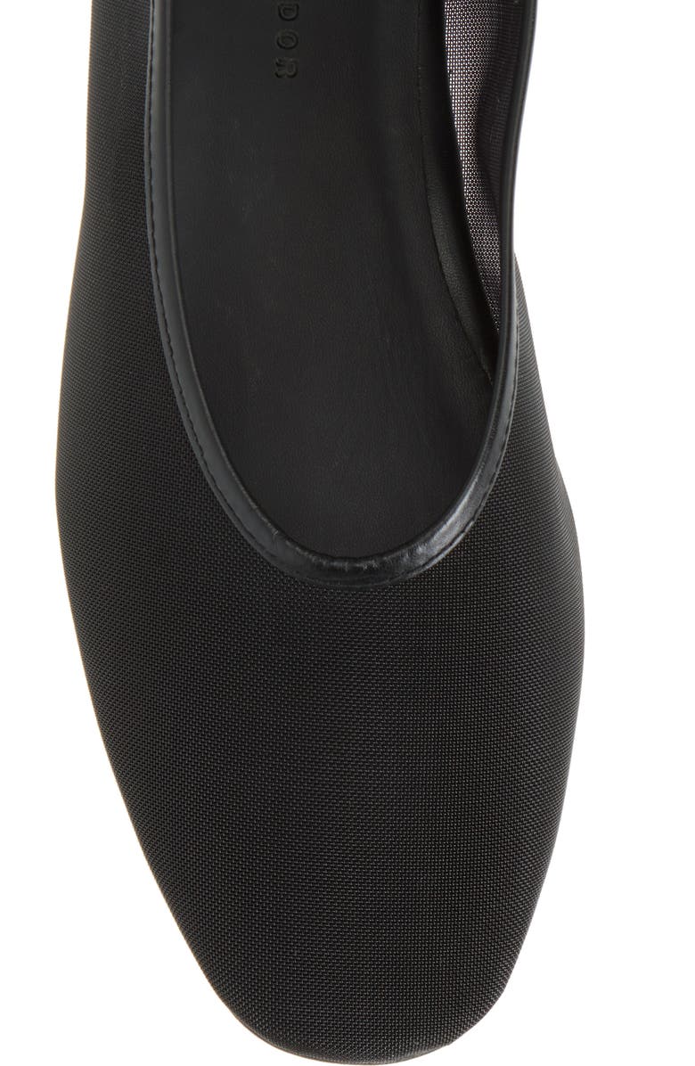 Freda Salvador Mesh Ballet Flat, Alternate, color, Black Mesh