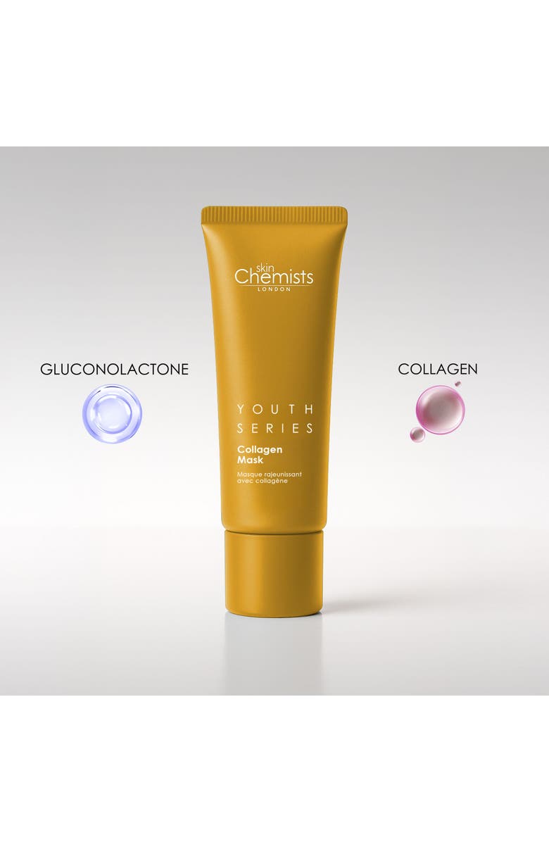 SKINCHEMISTS Youth Series 1% Collagen Mask 50ml for Loss of Firmness, Anti-Aging, Alternate, color, White