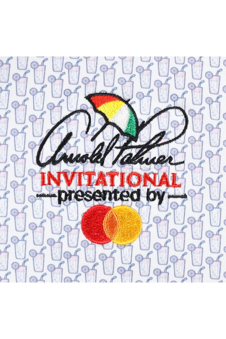 Men's Puma White Arnold Palmer Invitational Iced Tea MATTR Polo, Alternate, color, White
