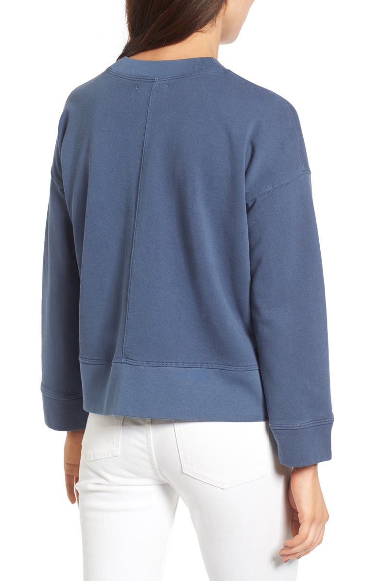 Madewell Garment Dyed Sweatshirt, Alternate, color,