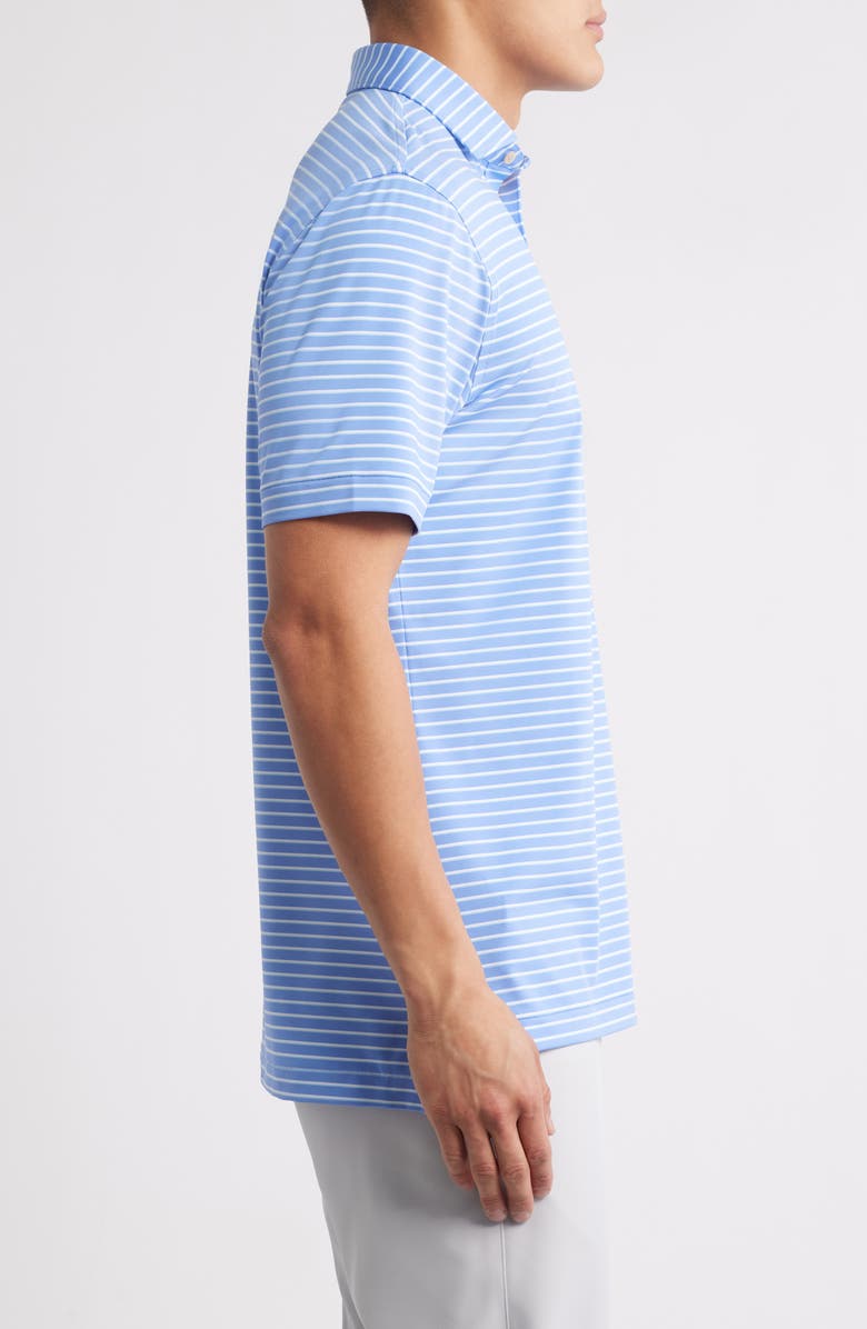 Peter Millar Basden Performance Jersey Polo, Alternate, color, Seaside Blue