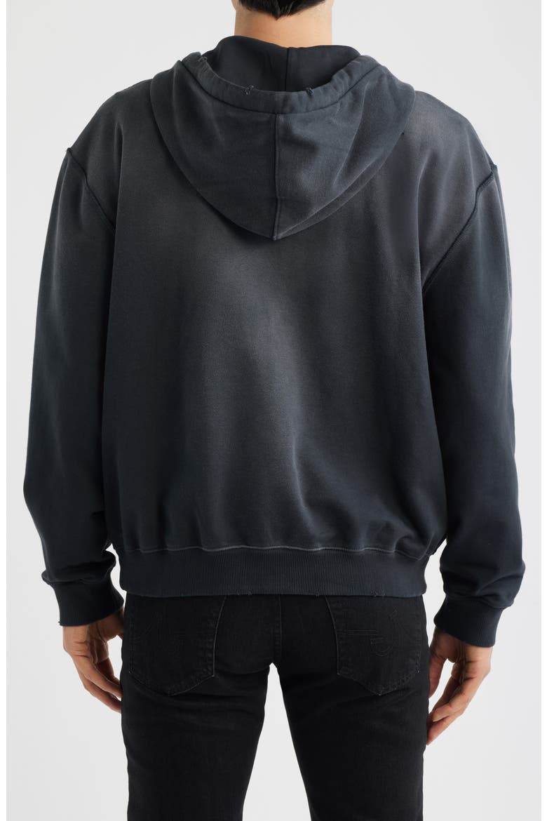 Roque International Rock Festival Cotton Zip Hoodie, Alternate, color, WASHED BLACK