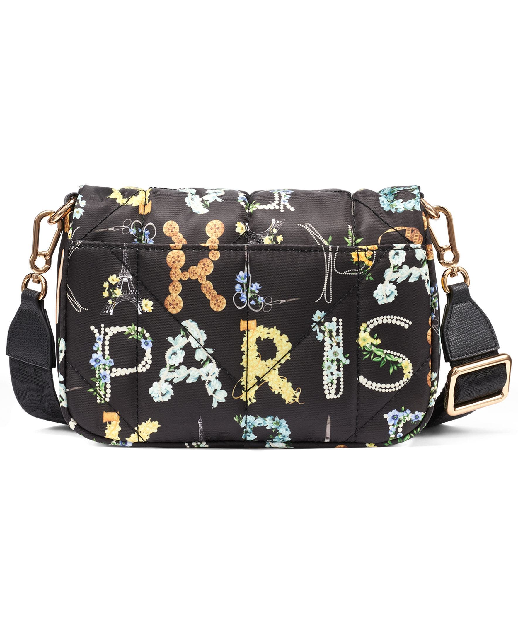 KARL LAGERFELD PARIS Voyage Crossbody, Alternate, color, Black Multi