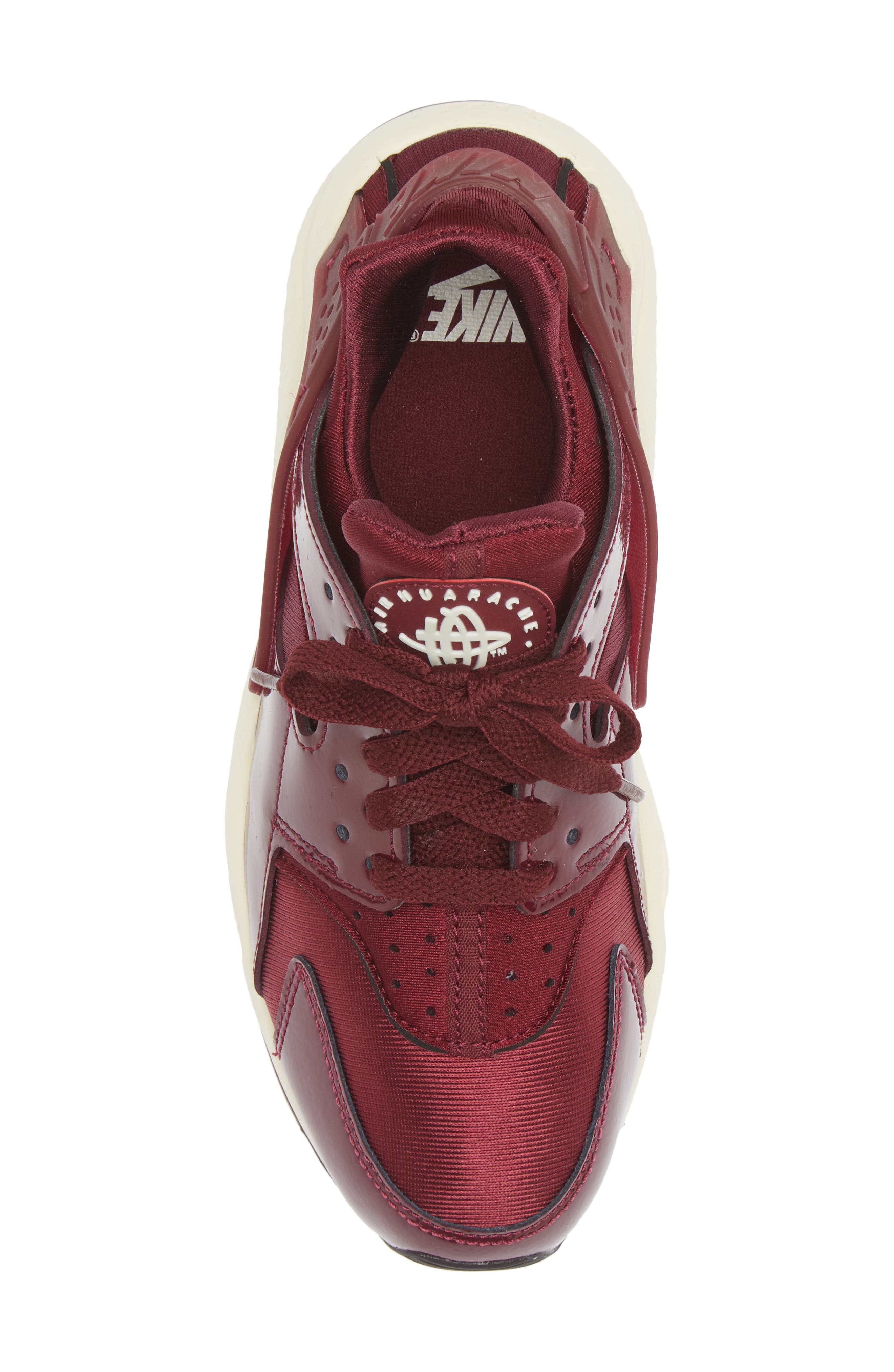 Air Huarache Sneaker, Alternate, color, DARK BEETROOT/ SAIL/ BLACK
