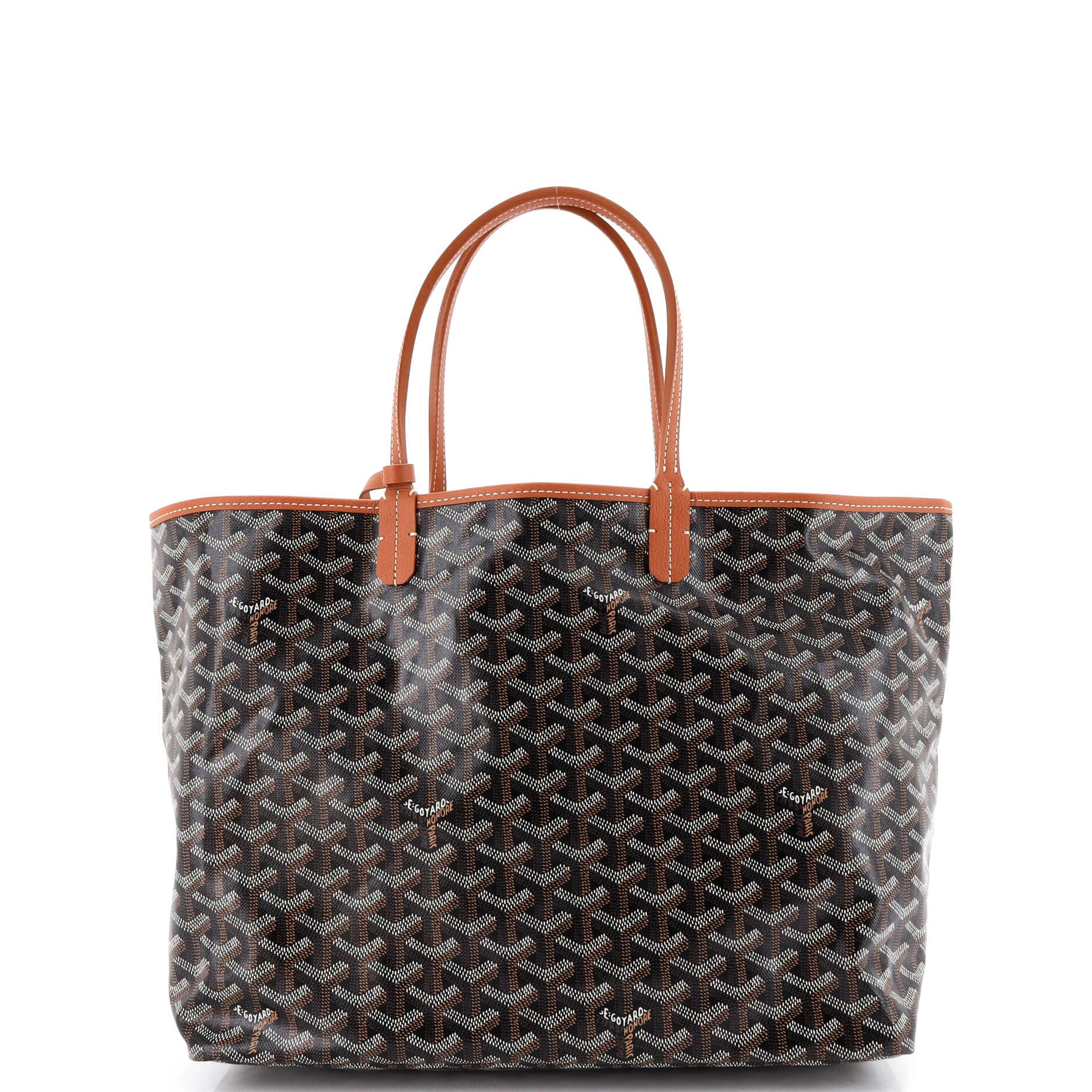 Pre-Owned Goyard Saint Louis Tote Coated Canvas PM, Alternate, color, Black