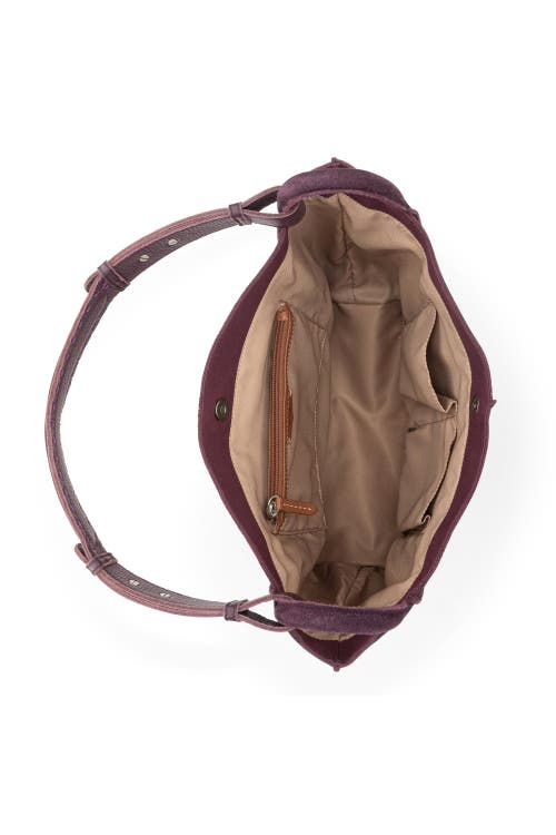 The Sak Los Feliz Medium Tote Leather Bag In Purple