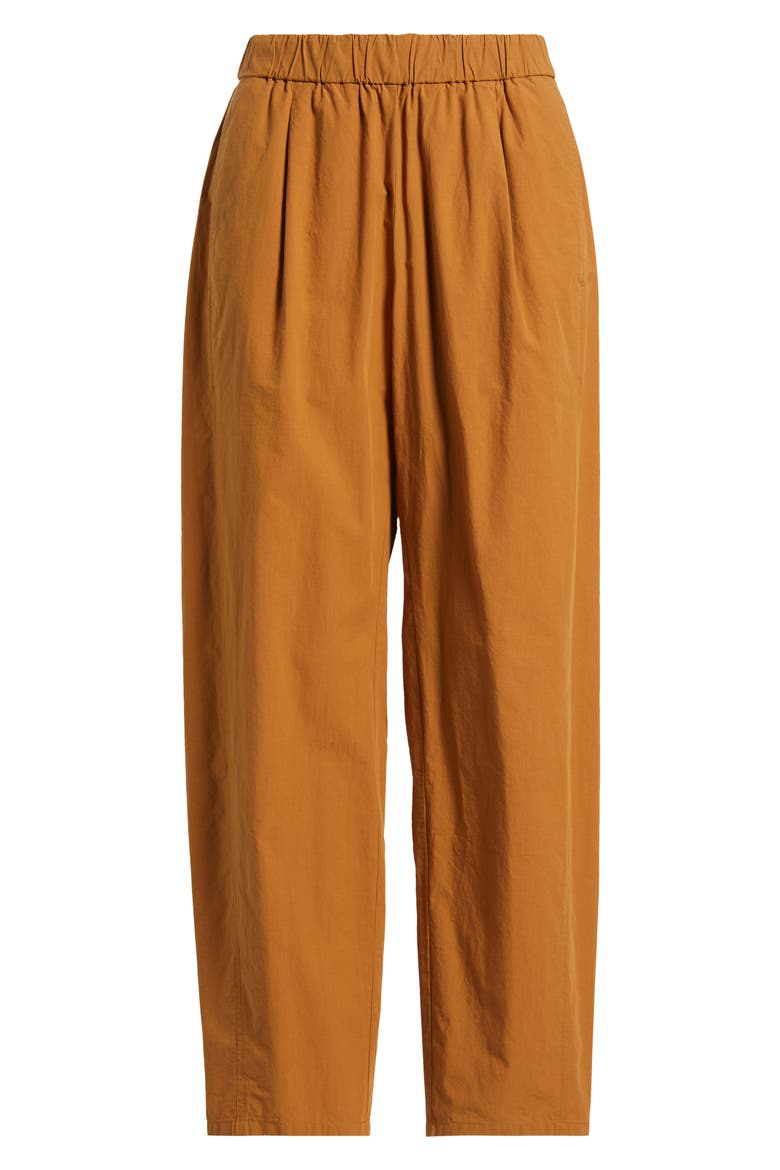 Pleated Lantern Ankle Pants, Alternate, color, BRONZE