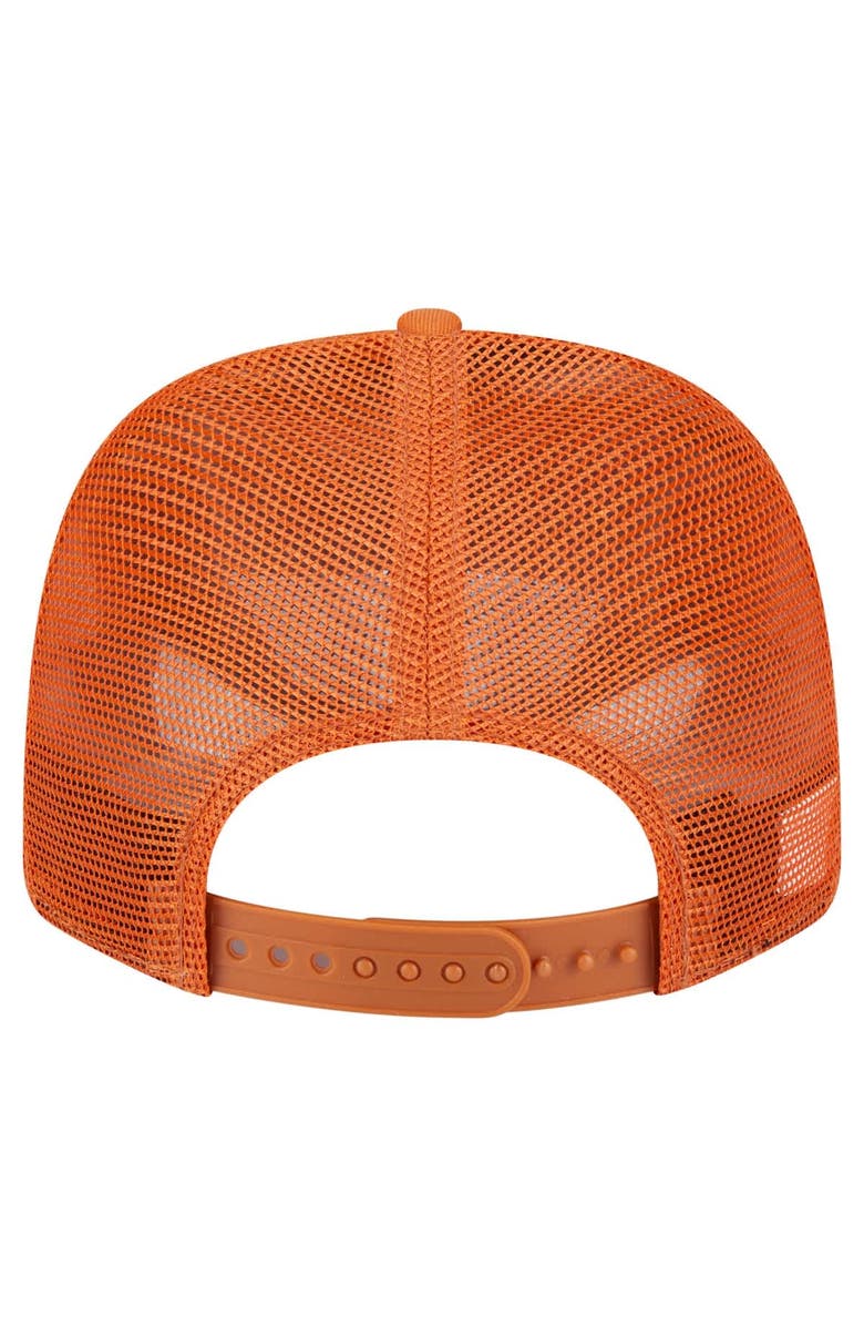 New Era Men's New Era Texas Orange Texas Longhorns Primary 9SEVENTY Trucker Stretch-Snap Hat, Alternate, color,