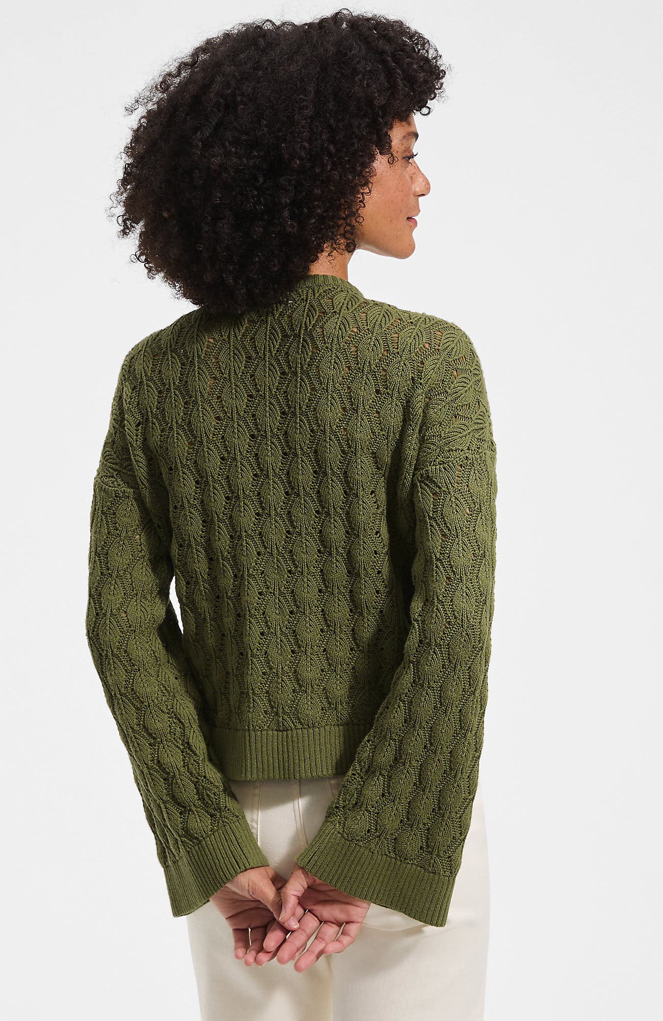 Drifter Tie Notch Neck Sweater - image 2