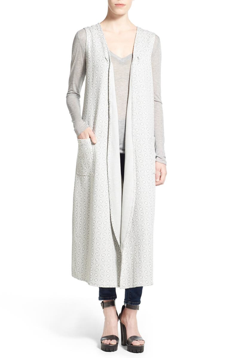 Whitney Eve 'Ivory' Longline Vest, Main, color, 