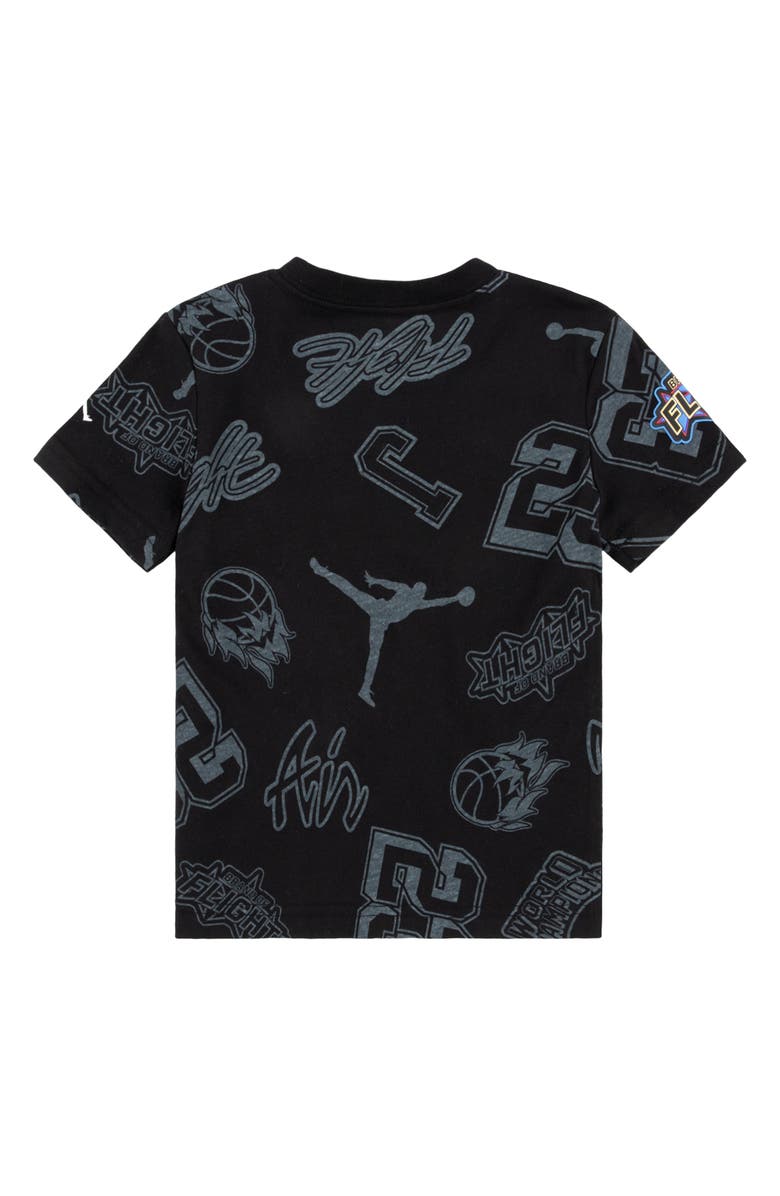 Jordan Kids' Jersey Patch T-Shirt, Alternate, color, Black