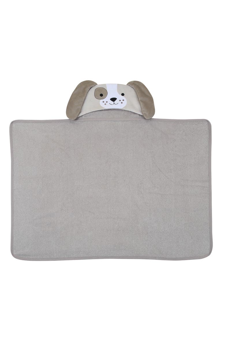 Baby/Infant Luxury Cotton Terry Dog/Puppy Hooded Bath Towel, Alternate, color, Brown