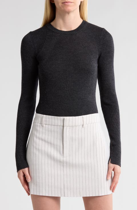 Emily Ribbed Wool Sweater