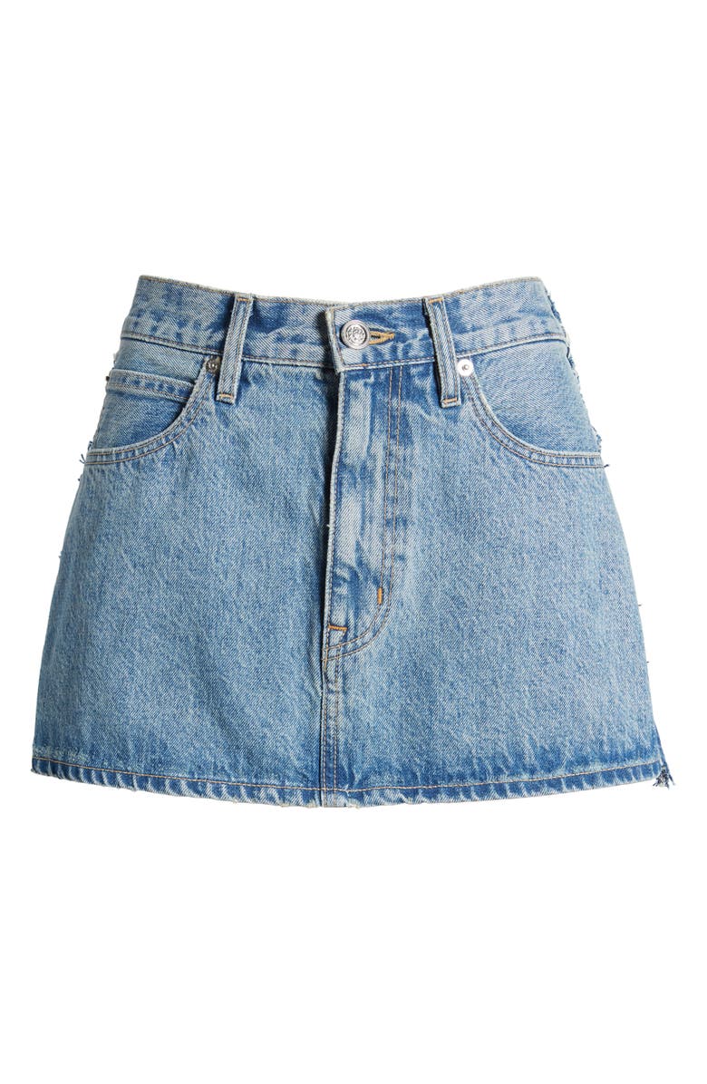 SLVRLAKE Re-Work Denim Miniskirt, Alternate, color, 