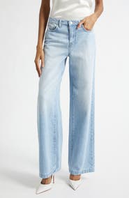 L'AGENCE Clayton High Waist Wide Leg Jeans