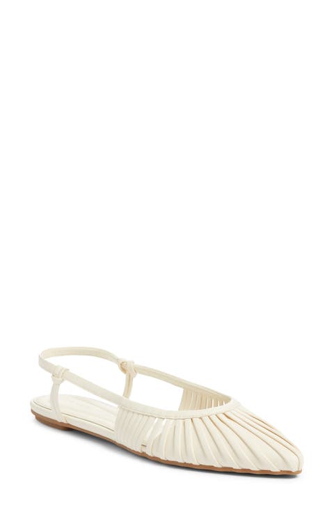 Kaira Woven Slingback Flat (Women)