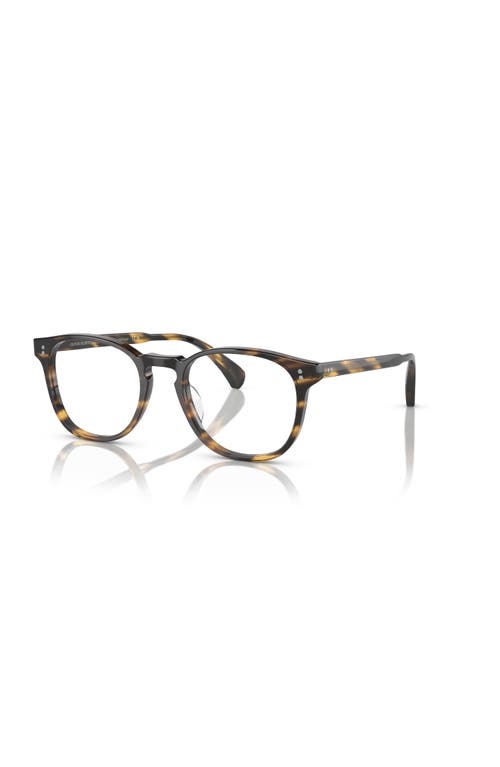 Oliver Peoples 49mm Round Optical Glasses In Black