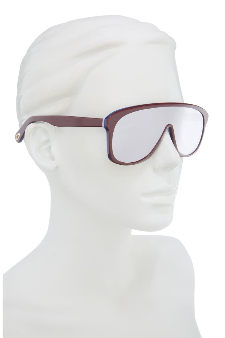 CH0212S Square Aviator Sunglasses, Alternate, color, BURGUNDY BURGUNDY SILVER