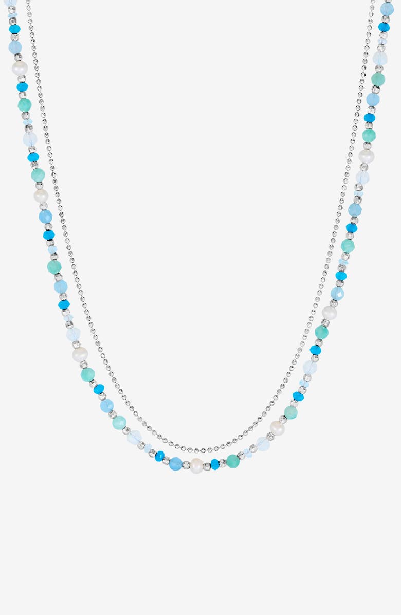 Dower & Hall Serenity Orissa Necklace, Main, color, Sterling Silver