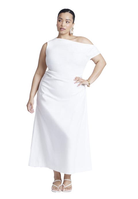 One Shoulder Maxi Dress (Plus)