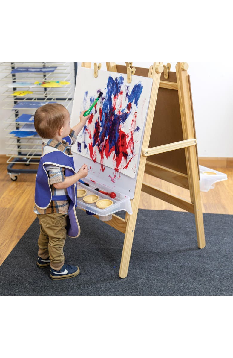 Kaplan Early Learning Company Toddler Sleeveless Aprons - Set of 4, Alternate, color, 