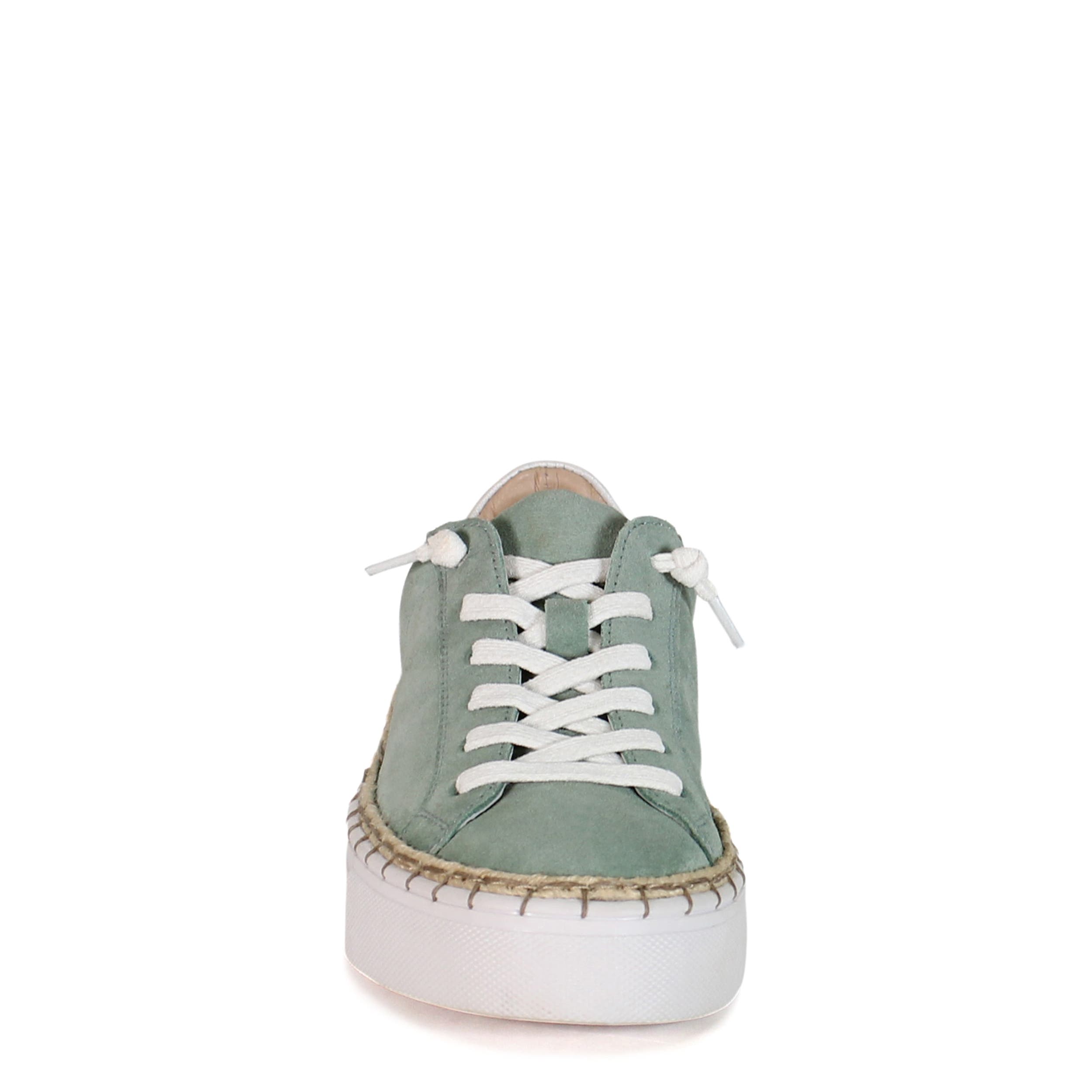 EM BELISH Metallic Leather Lace Up Sneaker, Alternate, color, Mint/White