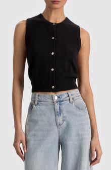 Loly Button Front Cashmere Blend Vest