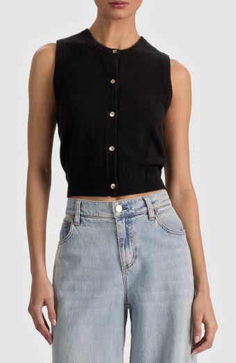 Loly Button Front Cashmere Blend Vest