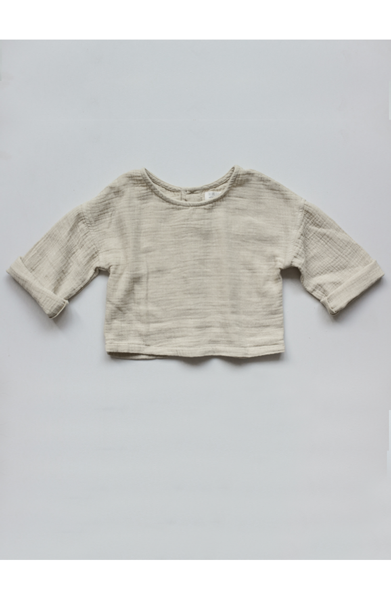 The Simple Folk The Button Back Top, Main, color, Ecru