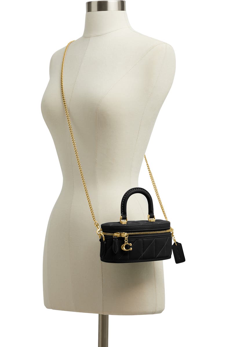 COACH Trail Quilted Pillow Leather Crossbody Bag, Alternate, color,