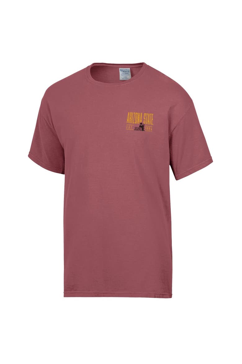 Men's ComfortWash  Maroon Arizona State Sun Devils Big Name T-Shirt, Alternate, color, Maroon
