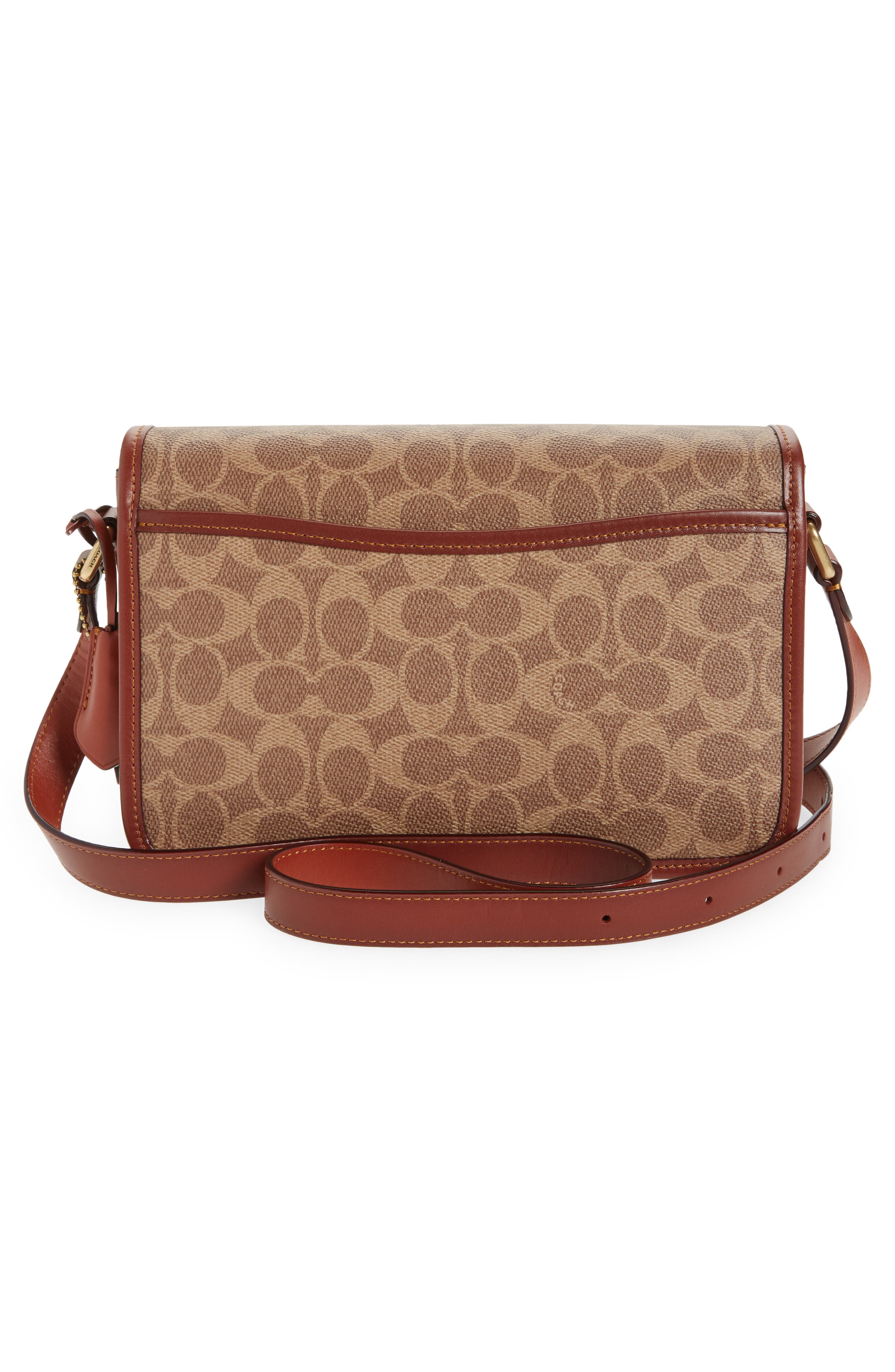 COACH Studio Signature Canvas Shoulder Bag, Alternate, color, 