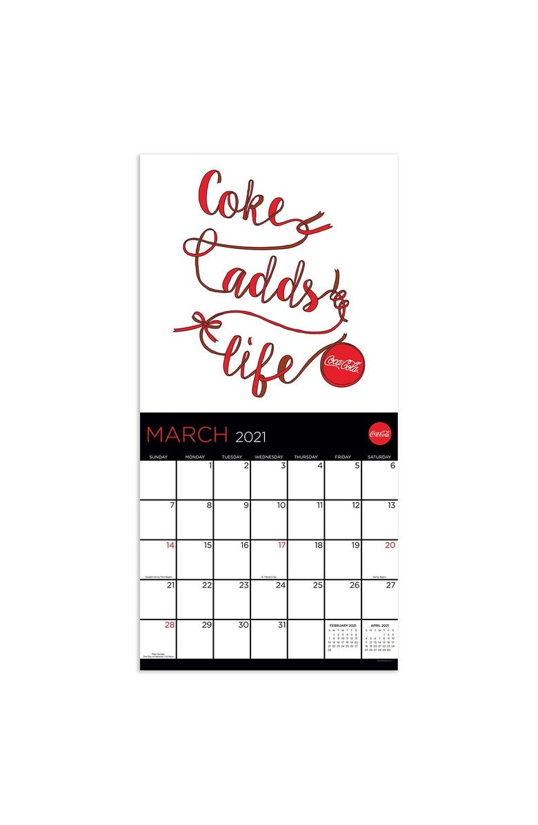 TF PUBLISHING 2021 Coca-Cola: COKE RED Wall Calendar, Alternate, color, 