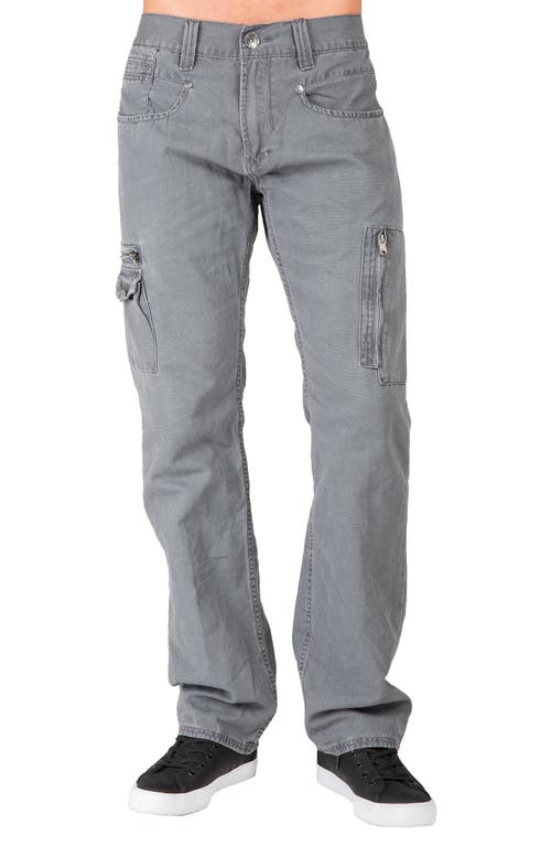 Level 7 Cargo Jeans In Gray