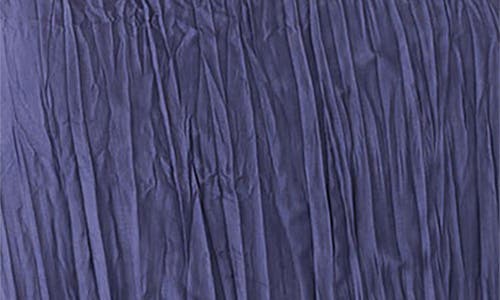 Eileen Fisher Pleated Silk Midi Dress In Bluette